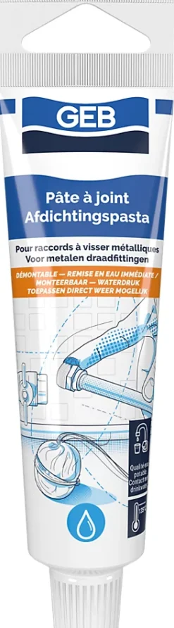 Tube pâte à joints raccords métalliques 50 ml-Geb Clearance