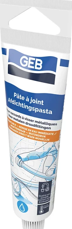 Tube pâte à joints raccords métalliques 50 ml-Geb Clearance