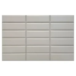 Lux Mosaic Velvet Vison Pillow Série Revêtement grès cérame premium 5x15 cm.