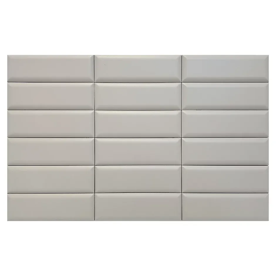 Lux Mosaic Velvet Vison Pillow Série Revêtement grès cérame premium 5x15 cm.