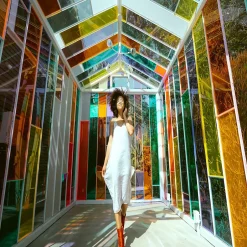 Verre synthétique cristal acrylique PMMA coloris bleu intense 2x1m ep 3mm-Strativer Distributi Best