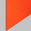Verre synthétique cristal acrylique PMMA coloris orange 2x1m ep 3mm-Strativer Distributi New