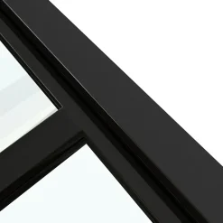 Verrière Factory Verrière - 4 Vitrages - L: 157cm H: 115cm - Acier Ultra Fin - Noir Mat (RAL 9005) - Livrée Montée