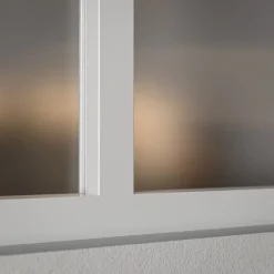 Verrière 3 Carreaux - En Kit - Blanc - Verre Dépoli-Mon Marché Déco Discount