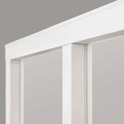 Verrière 3 carreaux transparents, coloris blanc H108 x l.93cm