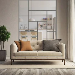 MySystem Verrière ArtDéco 8 - L x H : 150 x 170 cm - Laqué gris 7016 granité - vitrages inclus