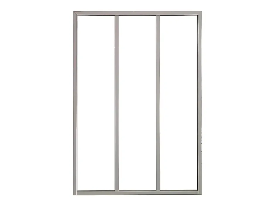 Vente-unique Verrière atelier en aluminium thermolaqué - 90x105 cm - Blanc - BAYVIEW