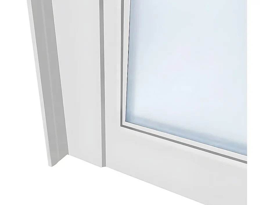 Vente-unique Verrière atelier en aluminium thermolaqué - 90x105 cm - Blanc - BAYVIEW