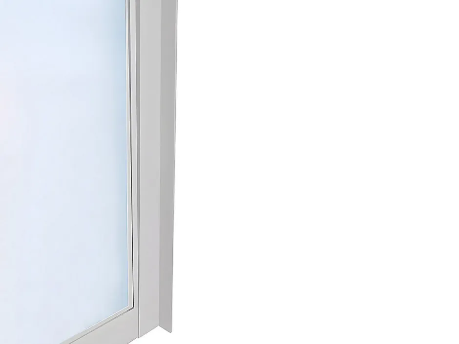 Vente-unique Verrière atelier en aluminium thermolaqué - 90x105 cm - Blanc - BAYVIEW