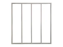 Verrière atelier en aluminium thermolaqué - 120x130 cm - Blanc - BAYVIEW-Vente-unique