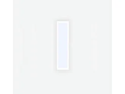 Vente-unique Verrière atelier en aluminium thermolaqué - 30x130 cm - Blanc - BAYVIEW