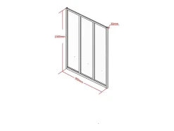Verrière atelier en aluminium thermolaqué - 90x130 cm - Naturel clair - BAYVIEW-Vente-unique Outlet