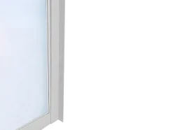 Vente-unique Verrière atelier en aluminium thermolaqué - 60x130 cm - Blanc - BAYVIEW