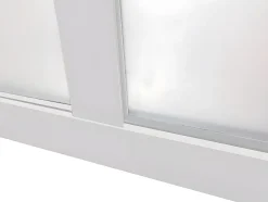 Verrière atelier en aluminium thermolaqué - 60x105 cm - Blanc - BAYVIEW-Vente-unique New