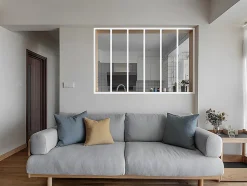 Verrière atelier en aluminium thermolaqué - 180x105 cm - Blanc - BAYVIEW-Vente-unique New