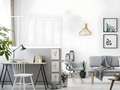 Verrière atelier en aluminium thermolaqué - 180x105 cm - Blanc - BAYVIEW-Vente-unique New