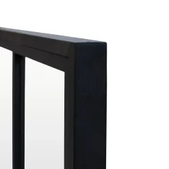 Schulte Verrière atelier - H.108xl.123 - 4 vitrages - transparent- cadre et profilés noir mat