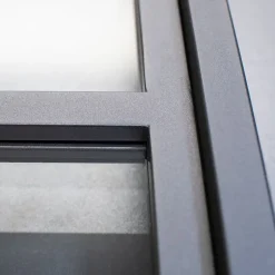 Verrière atelier - H.130xl.153- 5 vitrages - transparent- cadre et profilés noir mat-Schulte Hot