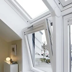 Velux Verrière d'angle à souflet VFE Tout confort bois SK35 2057 95 x h.114 cm