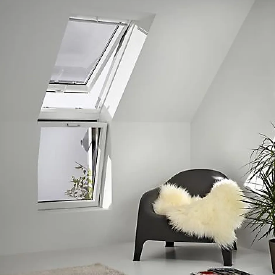 Velux Verrière d'angle à souflet VFE Tout confort bois MK35 2057 78 x h.95 cm