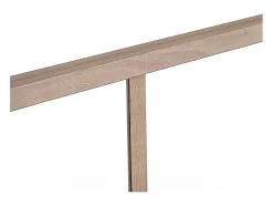 Verrière d'angle d'atelier en aluminium thermolaqué - L120 x L60 x H130 - Naturel clair - BAYVIEW-Vente-unique Sale