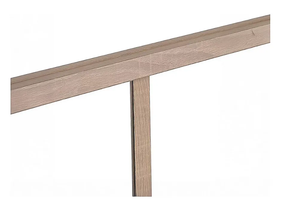 Verrière d'angle d'atelier en aluminium thermolaqué - L120 x L60 x H130 - Naturel clair - BAYVIEW-Vente-unique Sale