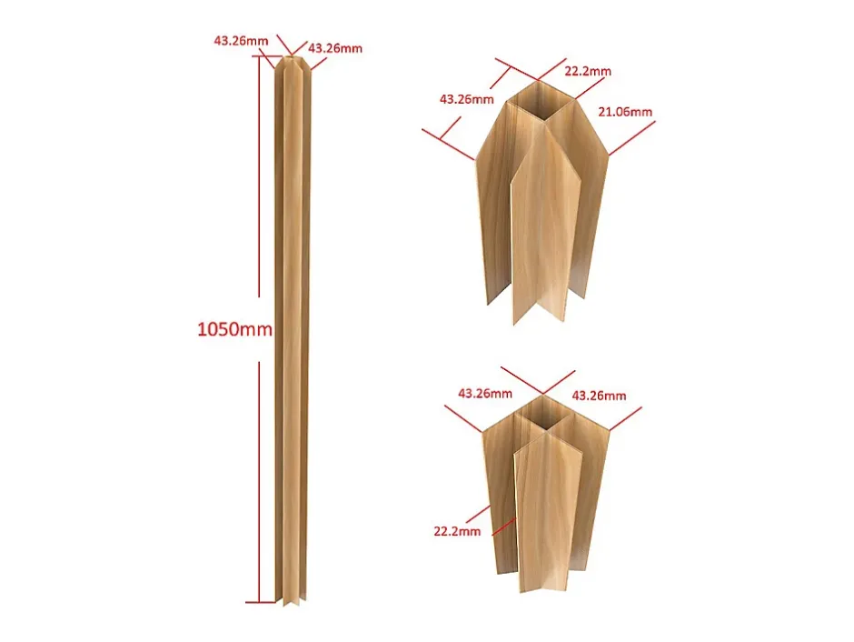 Verrière d'angle d'atelier en aluminium thermolaqué - L180 x L60 x H105 - Naturel clair - BAYVIEW-Vente-unique Outlet