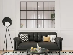 Verrière style orangerie en aluminium thermolaqué - 180x130 cm - Noir - ORANSA-Vente-unique Hot