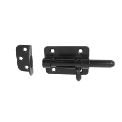 Verrou de box Afbat porte de cadenas noir ø14 mm-Afbat - Tb Industrie Sas