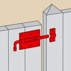 Afbat - Tb Industrie Sas Verrou pistolet ø14 mm acier noir Afbat