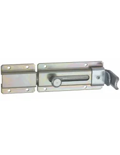 Thirard Verrou transversal, porte cadenas cadenassable, longueur 230mm, pêne plat coulissant, acier zingué -