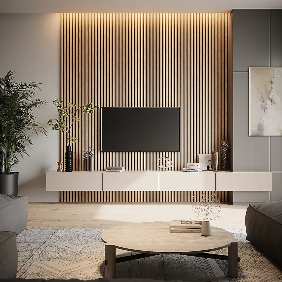 Panneau mural Chêne 8 pièces-Vicco Clearance