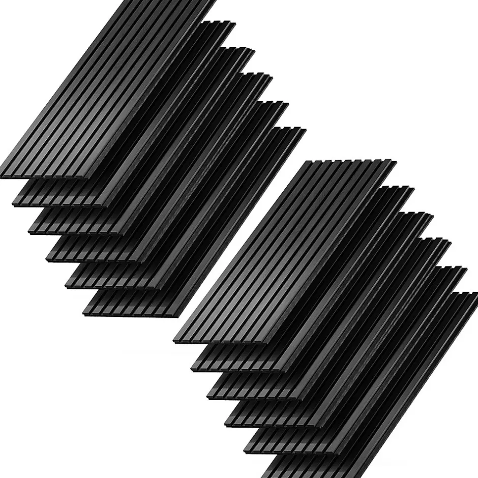 Vicco Panneau mural Chêne noir 12 pièces