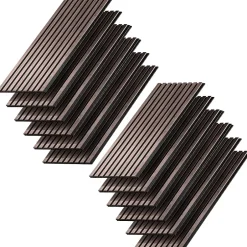 Vicco Panneau mural noyer/marron 12 pièces