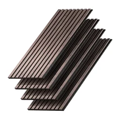 Vicco Panneau mural noyer/marron 4 pièces