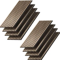 Vicco Panneau mural Noyer 8 pièces