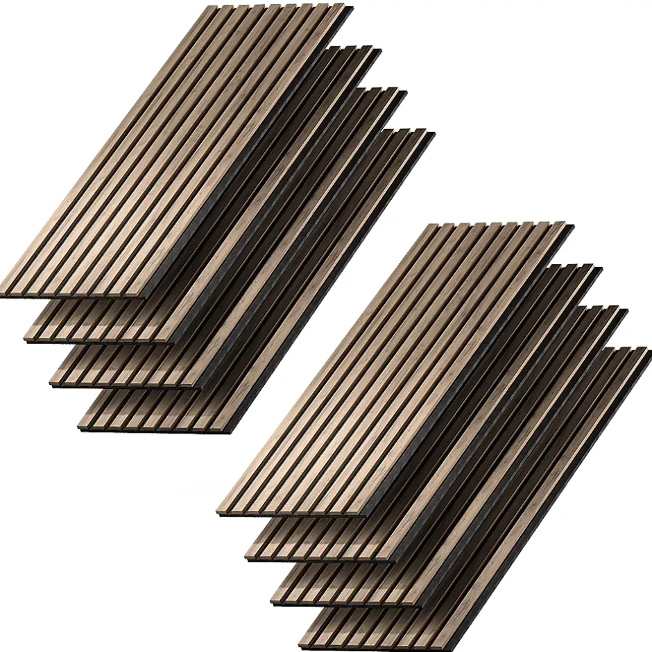 Vicco Panneau mural Noyer 8 pièces