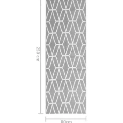 Tapis d'Extérieur Moquette de Terrasse Tapis de Balcon Tapis de Patio Moquette d'Intérieur Salle de Séjour Gris 317009-Vidaxl Best