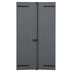 Fortia Volet battant aluminium anthracite - l.120 x H.145 cm - 2 vantaux