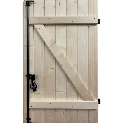 Fortia Volet battant bois naturel - l.80 x H.95 cm - 1 vantail