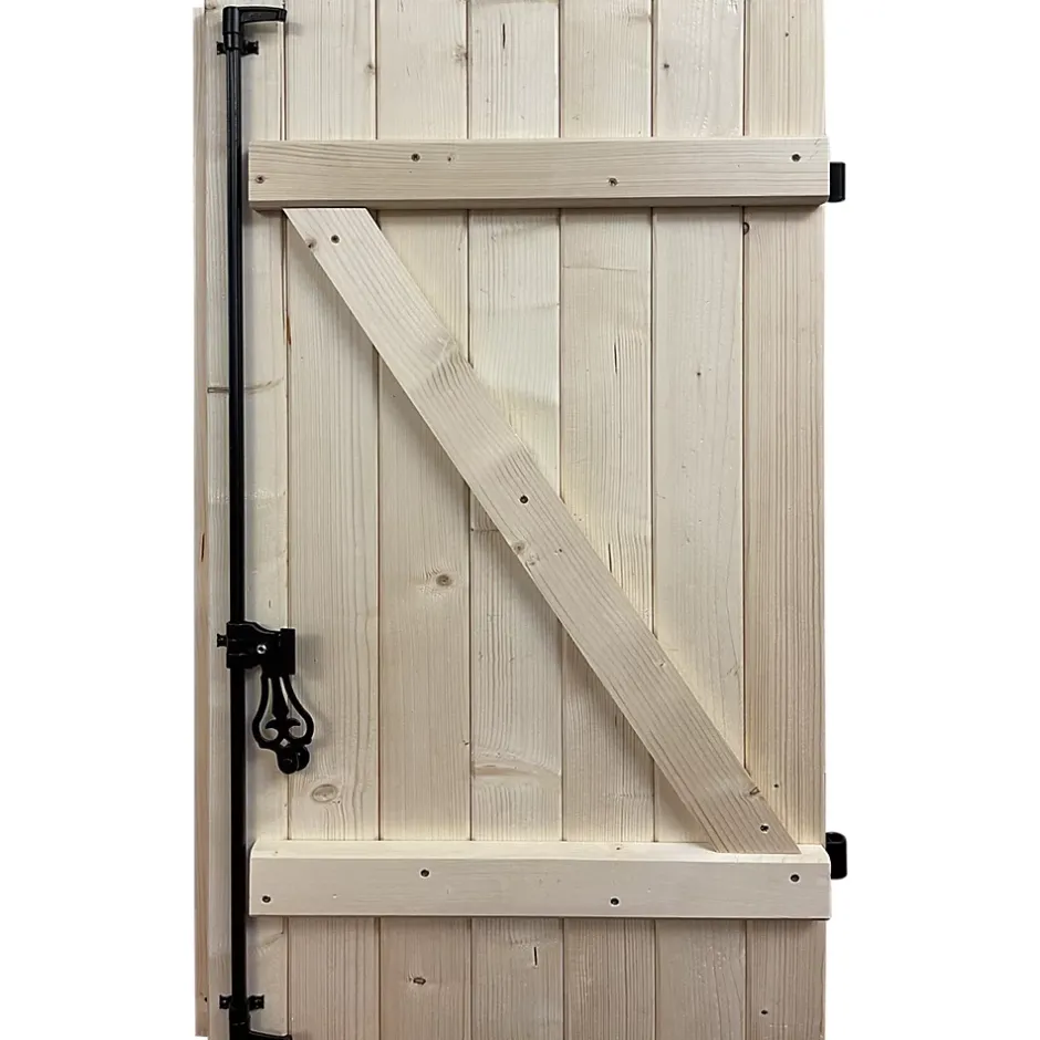 Fortia Volet battant bois naturel - l.80 x H.95 cm - 1 vantail
