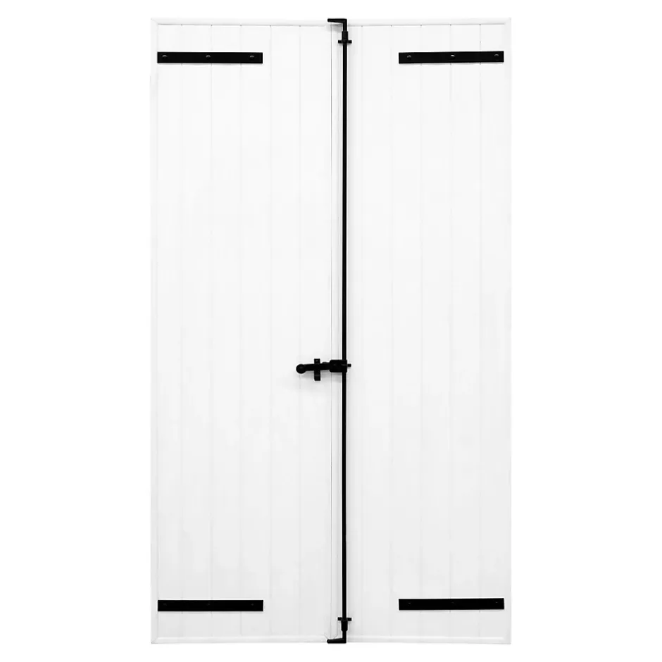 Volet battant uPVC blanc - l.120 x H.225 cm - 2 vantaux-Fortia Best