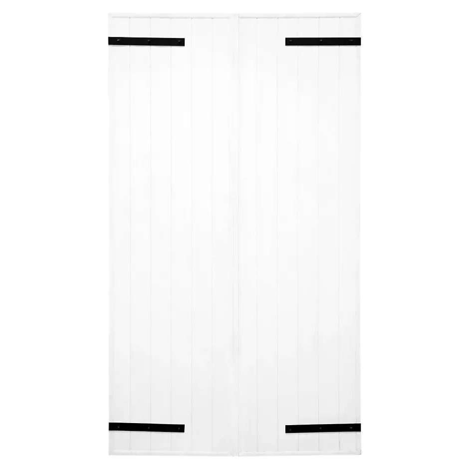 Volet battant uPVC blanc - l.120 x H.225 cm - 2 vantaux-Fortia Best
