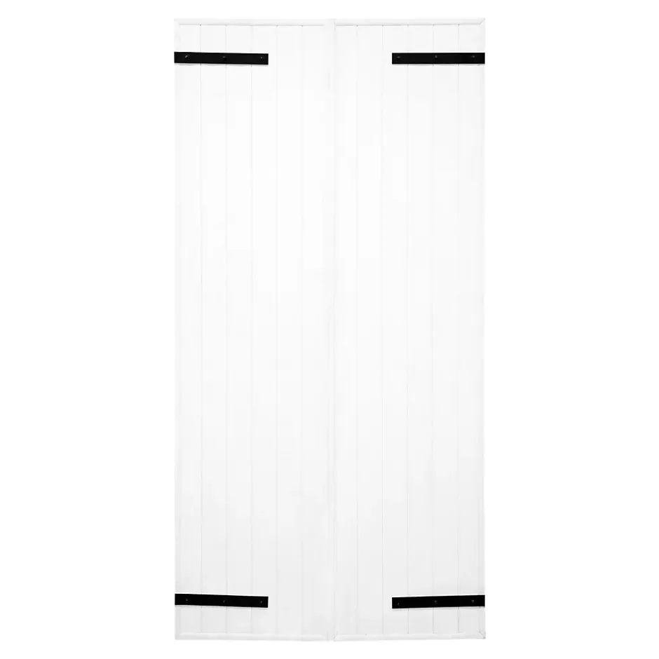Volet battant uPVC blanc - l.100 x H.175 cm - 2 vantaux-Fortia Hot