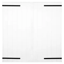 Volet battant uPVC blanc - l.120 x H.125 cm - 2 vantaux-Fortia Sale