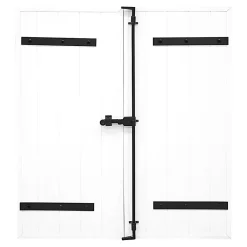 Fortia Volet battant uPVC blanc - l.100 x H.135 cm - 2 vantaux