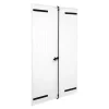 Volet battant uPVC blanc - l.100 x H.155 cm - 2 vantaux-Fortia Hot