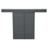 Fortia Volet coulissant aluminium anthracite - l.90 x H.155 cm - 2 vantaux