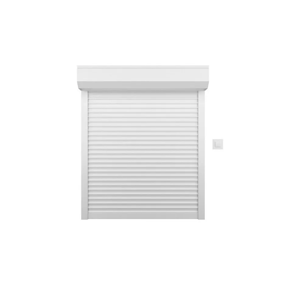 Volet-Moustiquaire Volet Roulant ALU H170 cm x L150 cm Electrique Filaire Blanc