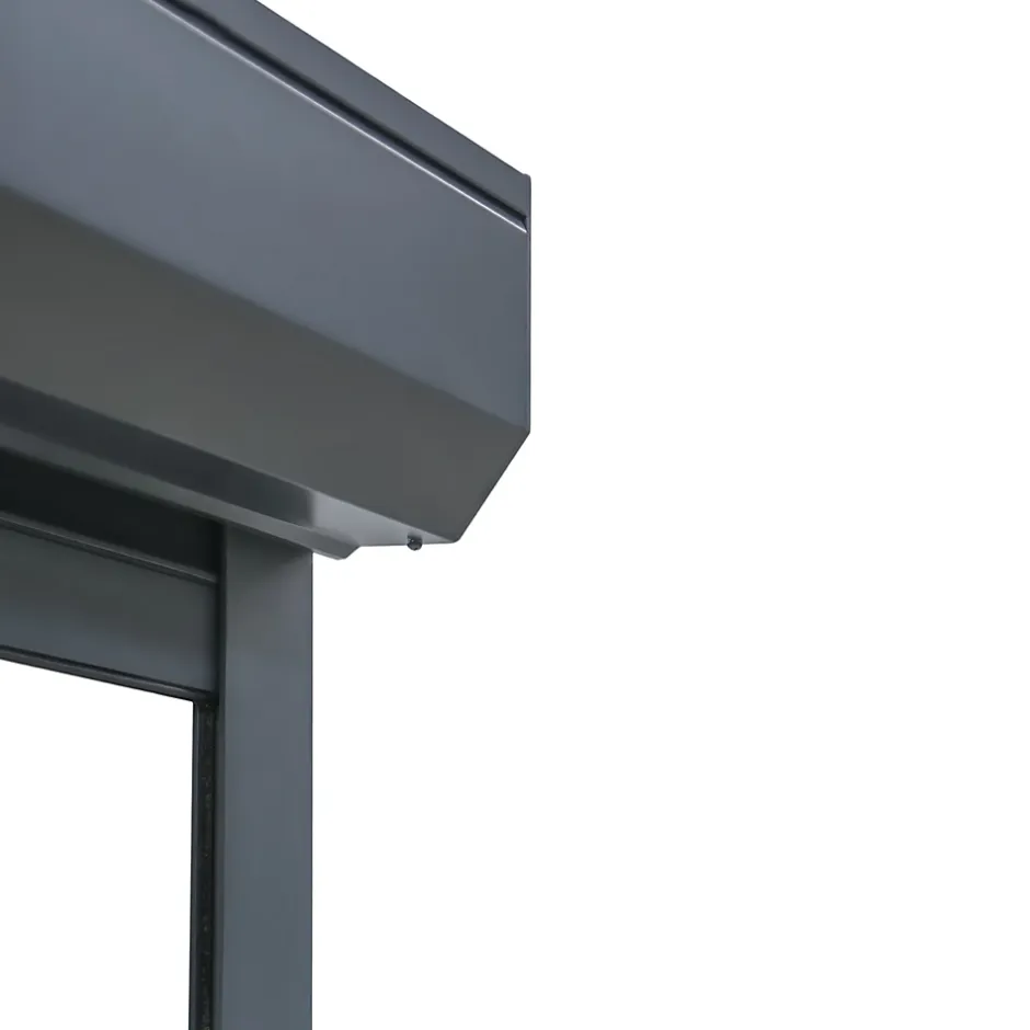 Fortia Volet roulant aluminium anthracite - ouverture motorisée - - l.140 x H.215 cm